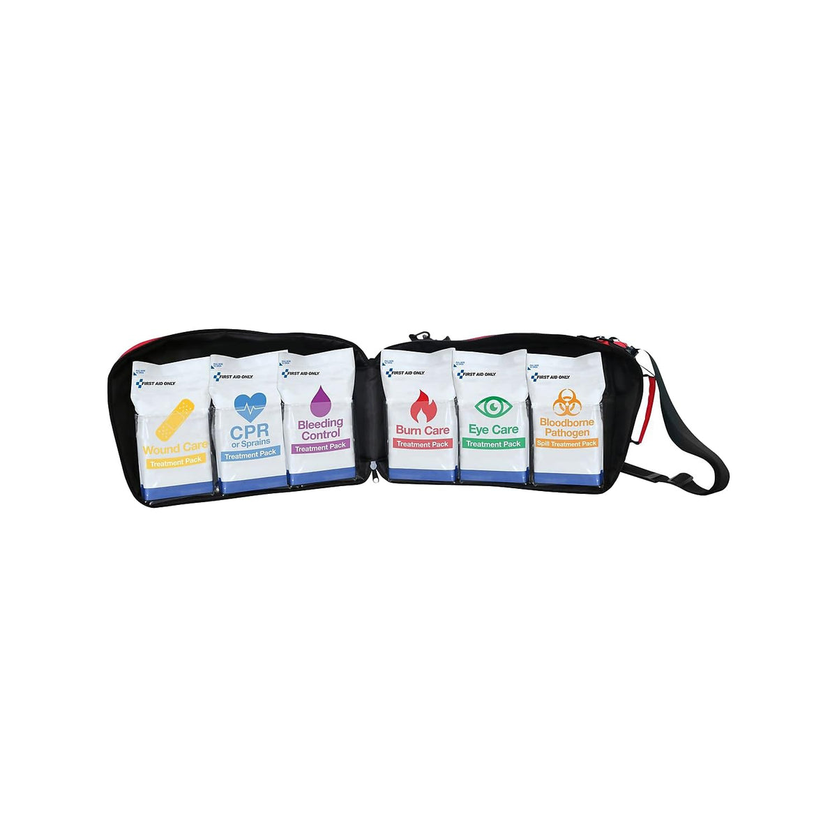 224-Piece Emergency Response Bag () by First Aid Only – Assorted Colors, Model 91170
