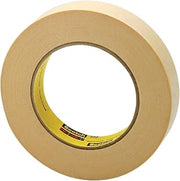 3M High Performance Masking Tape 232, Tan, 24 mm x 55 m, 6.3 mil | 36 Roll/Case