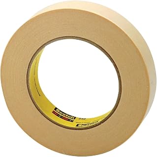 3M High Performance Masking Tape 232, Tan, 24 mm x 55 m, 6.3 mil | 36 Roll/Case