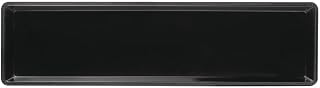 Elite Global Solutions M3082-B Black Melamine Beaded Edge Tray - 30"L x 8"W x 2"H
