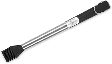 PIT BOSS Grills Soft Touch BBQ Sauce Mop, Silver/Black | Heat-resistant grip