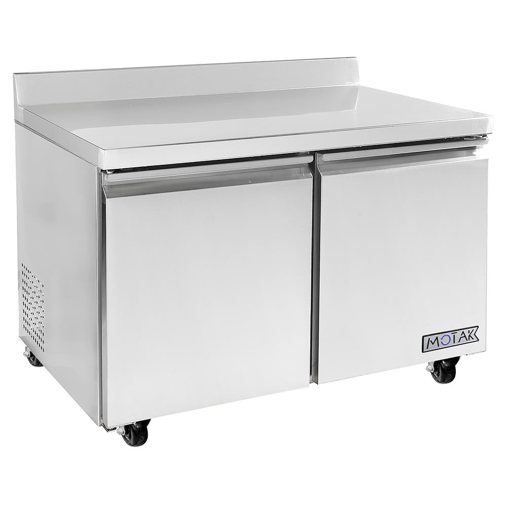 47 1/4" Worktop Refrigerator by MOTAK – 50.39x32.68x42.52, In Description, Check Images, Model MWR-48-X