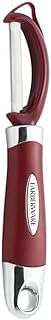 Farberware Professional Euro Vegetable Peeler with Ergonomic Handle, Razor-Sharp Swivel Blade, Red - Dishwasher Safe Potato Peeler for Kitchen, Fruits, Vegetables, and Cheese