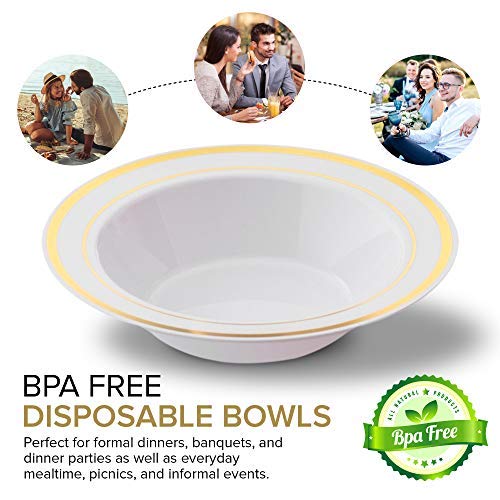 Stock Your Home Gold / 100 Pack / Colonial Bowls