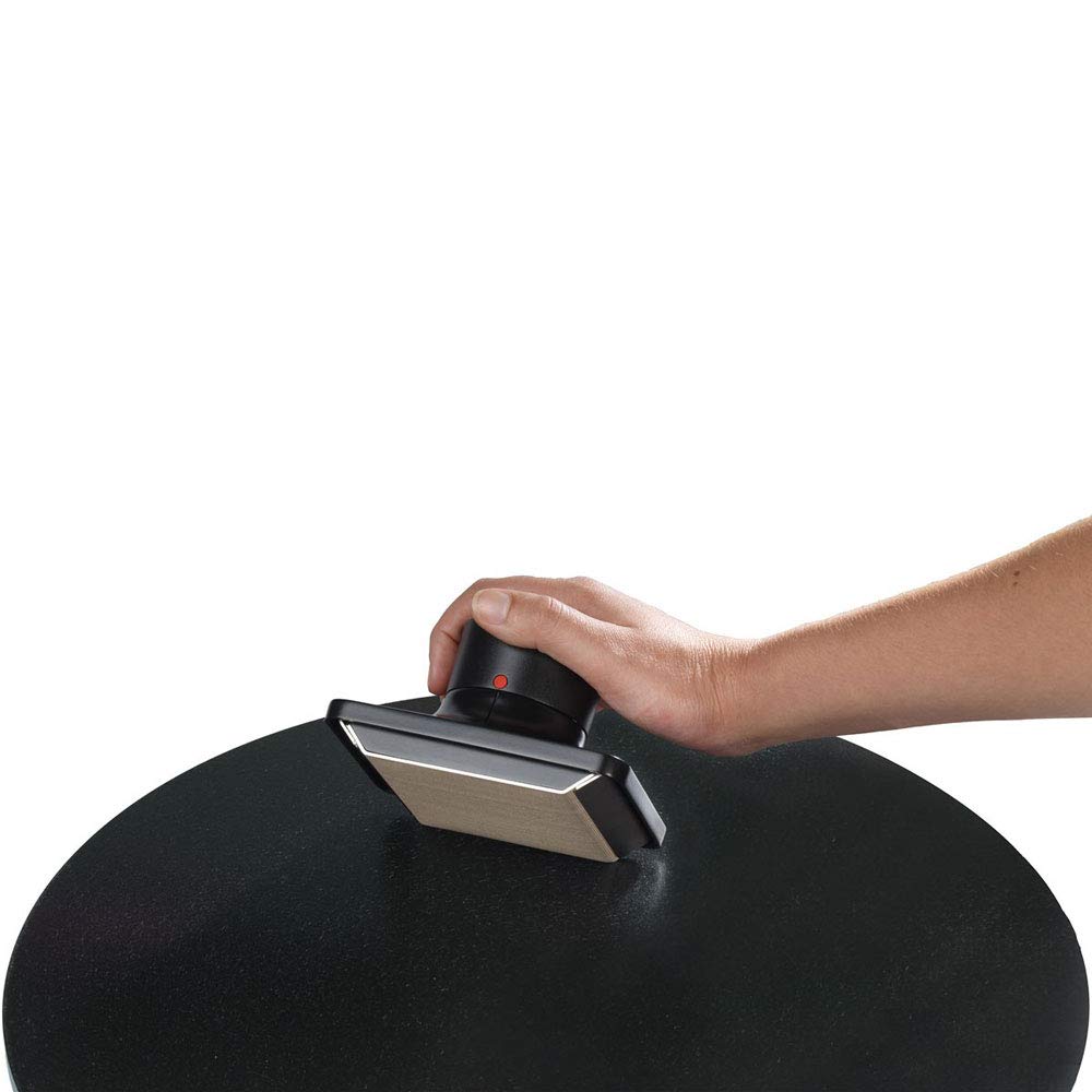 Crepe Maker Cleaning Pad with Wipes (3). Use the effortless all in one application to season by Krampouz – 120 x 90 x 70 mm, Cast Iron, Black, Model ATE1