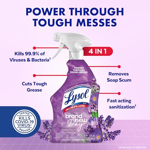 Lysol 32 Fl Oz (Pack of 1) / Lavender / Purple All-Purpose Cleaners