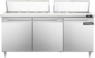 Continental Designer Mighty Top Sandwich Unit 72" DL72-18