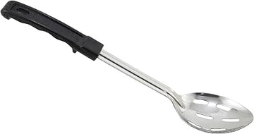 Winco 13" Prime Stainless Steel Basting Spoon with Stop Hook Handle