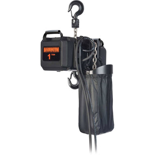 TNER020L-60 TNER 2 Ton Capacity Theatrical Chain Hoist 60' Lift by HARRINGTON – Black, Model TNER020L-60-208V
