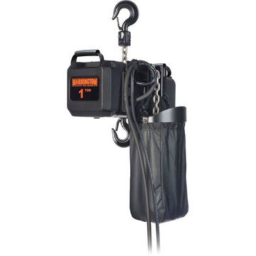 TNER020L-60 TNER 2 Ton Capacity Theatrical Chain Hoist 60' Lift by HARRINGTON – Black, Model TNER020L-60-208V