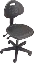 Global Industrial Puncture Proof Ergonomic Chair, Polyurethane Seat and Back