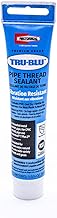 Rectorseal Tru-Blu 31780 Pipe Thread Sealant, Fast-Dry, Flexible Set Thread Sealant Designed for High Vibration Environments, PTFE Enriched, Plumbing, 1 3/4 oz