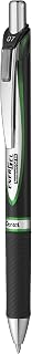 Pentel ENER-GEL Pro Permanent Gel Pen, (0.7mm) Medium Line, Green Ink, Box of 12 (BLP77-D)