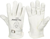Tillman 1421 Top Grain "A" Grade Cowhide Drivers Gloves with Pull Strap Adjustme