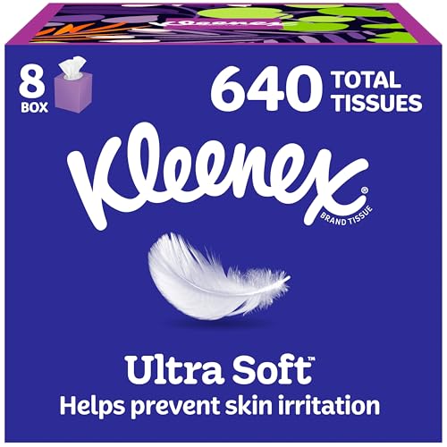 Kleenex White / 80 Count (Pack of 8) / Modern Box Tissues