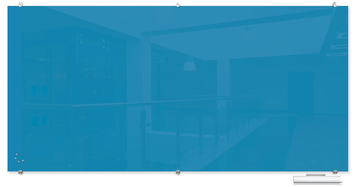 Best-Rite 48"W x 96"H / Light Blue / 1 Dry Erase Boards