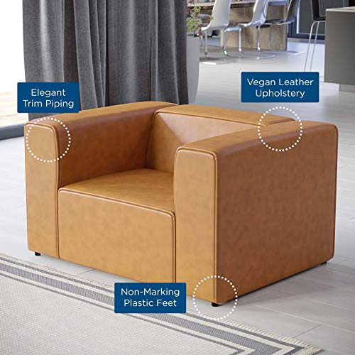 Modway Tan / Contemporary / Armchair Chairs