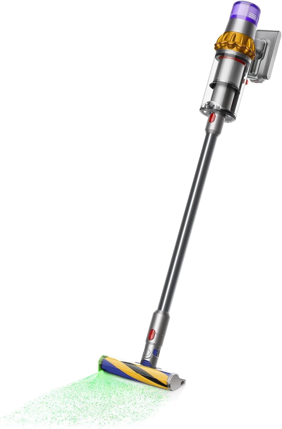 Detect Total Clean Extra (Renewed) by Dyson – One Size, Yellow/Nickel, Model V15