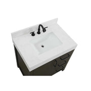 Elegant Kitchen and Bath 32" Single Bathroom Vanity in Mocha Brown by Elegant Lighting – unspecified, Wood, Mocha Brown, Model VF60632MMB-BS