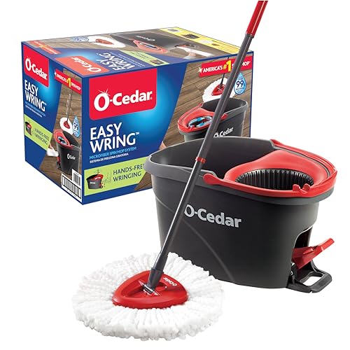 O-Cedar Easywring Spin Mop & Bucket / Standard / EasyWring Mops & Bucket Sets