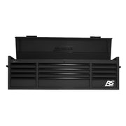 RS Pro Series 12 Drawer Black Tool Chest by Homak – 23.5"L x 71.5"W x 21.38"H, Polyvinyl Chloride, Black