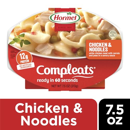 HORMEL COMPLEATS Chicken & Noodles / 7.5 Ounce (Pack of 7) / 1 Noodle