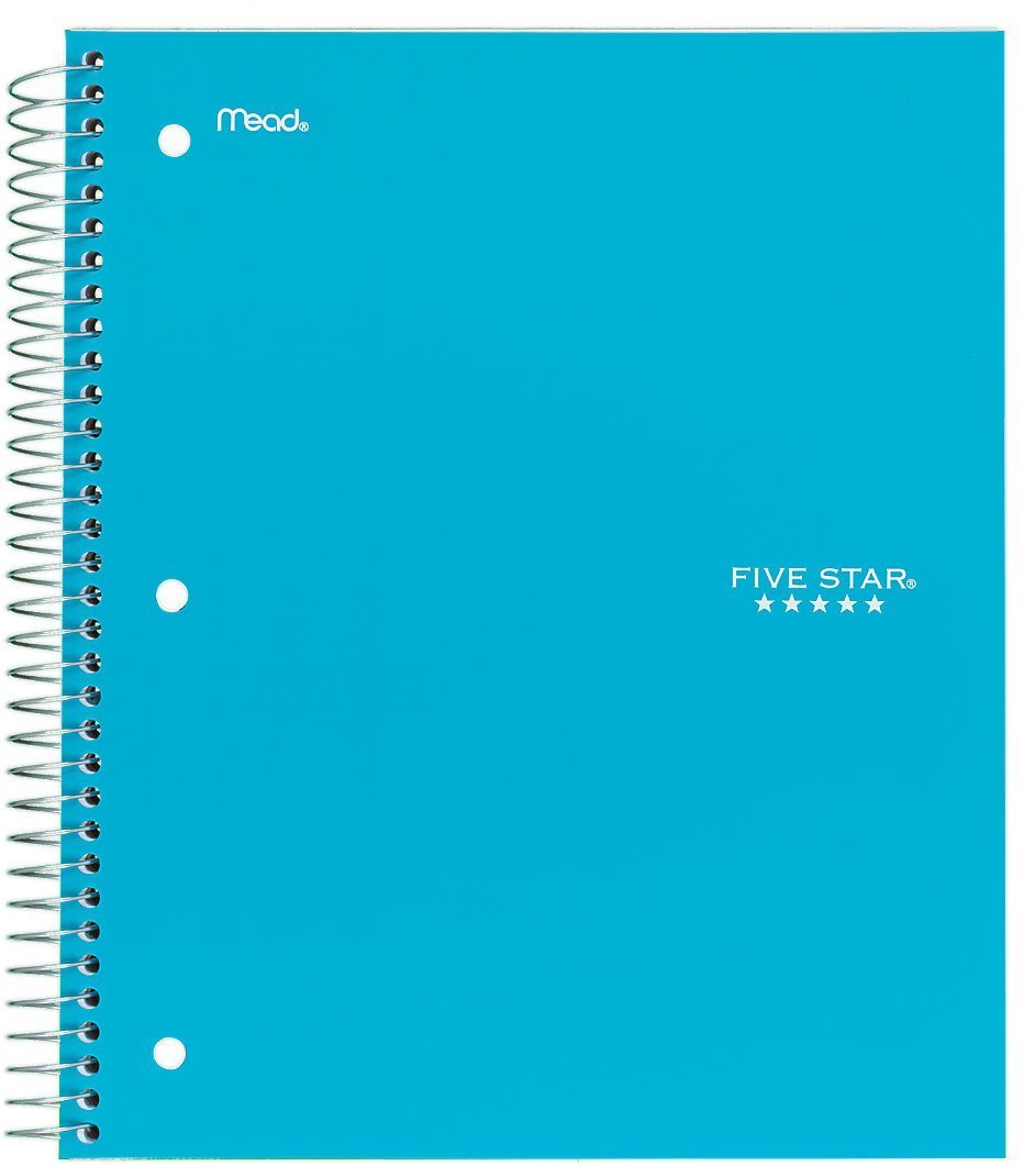 Wirebound Notebook by Five Star – 4 Pack, Assorted, Pack of 4, Model 06206