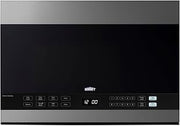 Summit 24” Over The Range Microwave, Stainless Steel - MHOTR243SS | 1.4. cu.ft. Capacity, Built-In Microwave, Complete Microwave and Range Hood Ventilation in One Unit