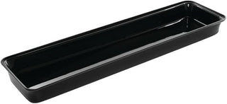 Delfin 5.5 Qt. Black Rectangular Market Bowl