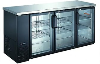Omcan THREE (3) GLASS DOOR BACK BAR COOLER 50062