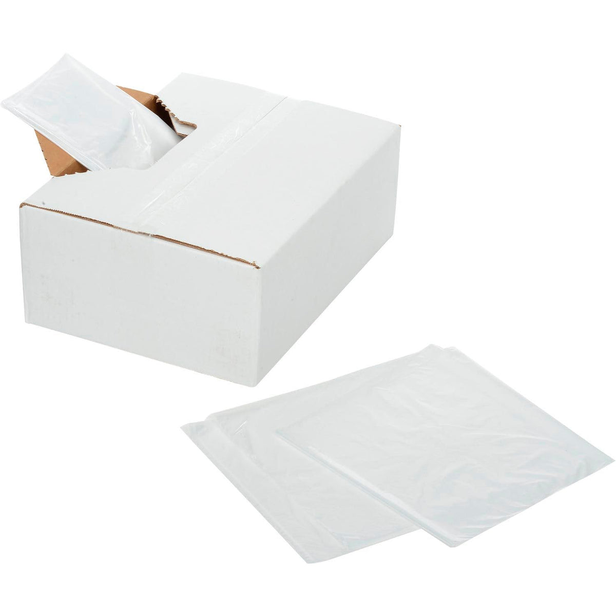 55-60 Gallon Super Duty Clear Trash Bags by Global Industrial – 60.0 gallons, LLDPE, Clear, Model RST395825C