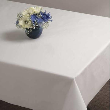 Hoffmaster Manufacturer Varies Table Cover, Plastic, 54inx108in, Wht, PK12 112000-1 Each