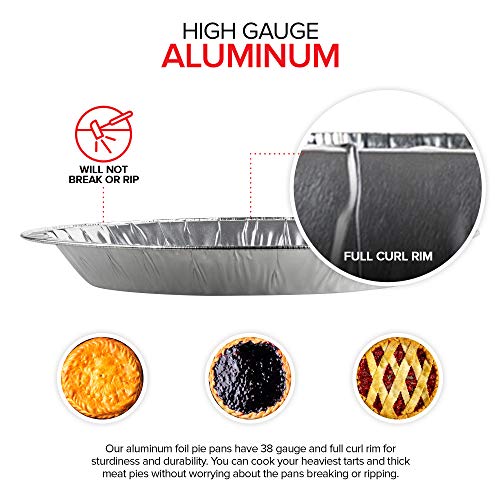 Stock Your Home 8 Count / Silver / 8 Pie Pans