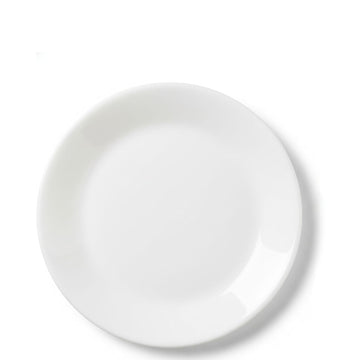 Bread & Butter Plate - Winter Frost White - Set of 4 Plates by Corelle – 6.75", Tempered Glass, White, Model 44215