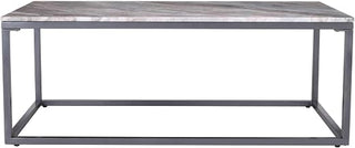 Wynn 48" Modern Luxe Solid Marble Coffee Table