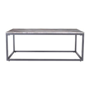 Wynn 48" Modern Luxe Solid Marble Coffee Table by Jofran Inc. – Marble, Grey Marble, Model 2568-1