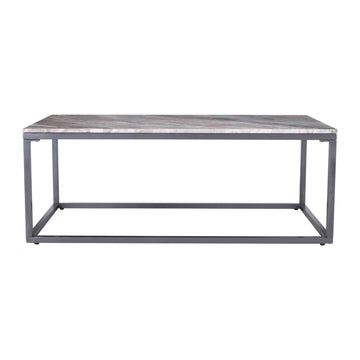 Wynn 48" Modern Luxe Solid Marble Coffee Table by Jofran Inc. – Marble, Grey Marble, Model 2568-1