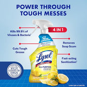 Lysol 32 Fl Oz (Pack of 4) / Lemon + Mango + Lavender / Yellow All-Purpose Cleaners
