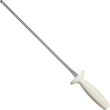 Dexter-Russell DDS-12PCP Diamond Sharpener, 12" | Wet or Dry Use with Sani-Safe Handle | Oval Medium Grit Steel for Long-Lasting Edge Maintenance | Made in USA