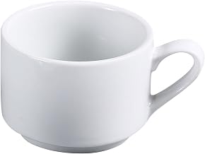 Yanco Porcelain Abco Colletion Coffee Stacking CUP 7 Oz Box of 36