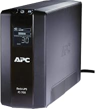 APC 700VA/420W Backup Battery UPS for Computers, Wi-Fi Routers | BR700G | Back-UPS for PCs & home electronics — battery backup, AVR, surge protection, compact design, User Replaceable Battery