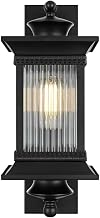 Collins One Light Outdoor Wall Sconce Black