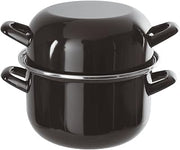 PADERNO World Cuisine 2.2 Pound Capacity Enamel Steel Mussel Pot