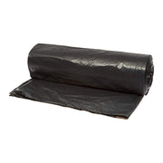 Berry Plastics VLH3860-22B PEC Black 19 Micron Can Liner On A Roll - Case of 150