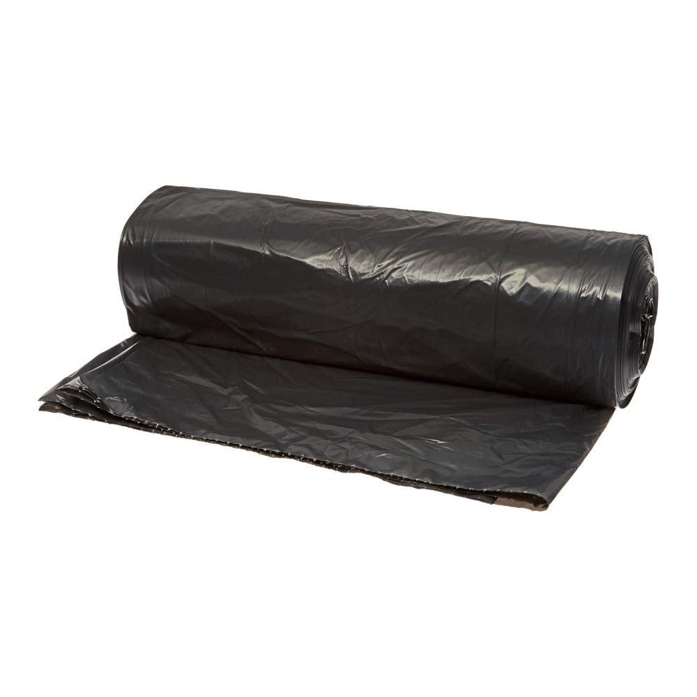 Berry Plastics VLH3860-22B PEC Black 19 Micron Can Liner On A Roll - Case of 150
