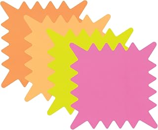 Cosco Die-Cut Paper Sign, 5 1/4" x 5 1/4", Multicolor