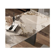 Mesa De Jantar Rock Plate Dining Table Modern Simple Home Restaurant Rectangular Diner Table by JOYNOW – One Size, 240x100x75cm, Model 8524