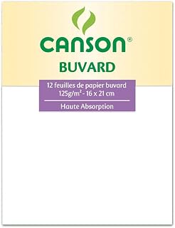 Canson 200002787 12 Sheets, 16 x 21 cm