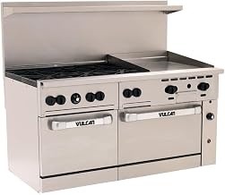 Vulcan 60SS-6B24GP Endurance LP Gas Range 60", 6 Burners, 24" Manual Griddle