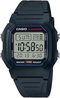 Casio W800HG Series | Men’s Digital Watch | 100 Meter Water Resistance | Multi Function Alarm | 100 SEC Stopwatch | Auto Calendar | Countdown Timer | LED Light | Dual Time| 10 Year Battery